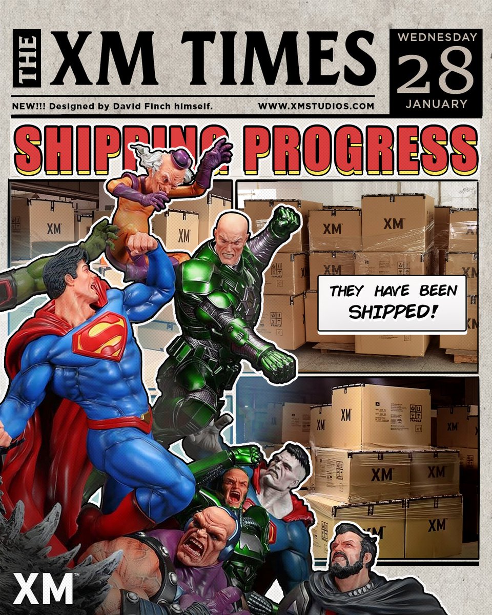 The XM Studios Superman Justice - Colored 1/6 Diorama is now shipping. Now in stock. Thank you for your patience.

● You can order him here:
gheroes-europe.shop/en/XM-Studios-…

#XMStudios #GHeroes #DC #Superman #JusticeLeague #DavidFinch