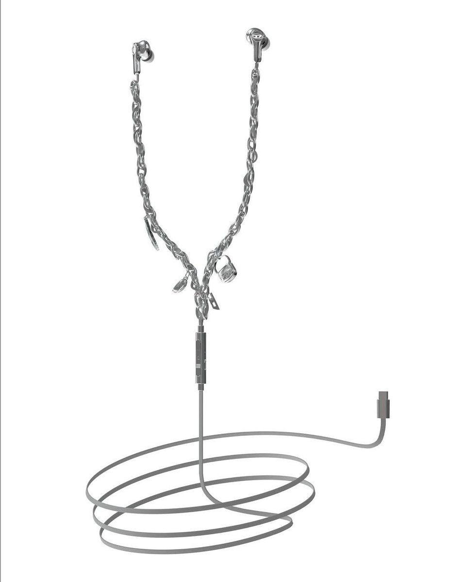 NoteSphere's tweet image. Wired headphones by Diesel 😮‍💨