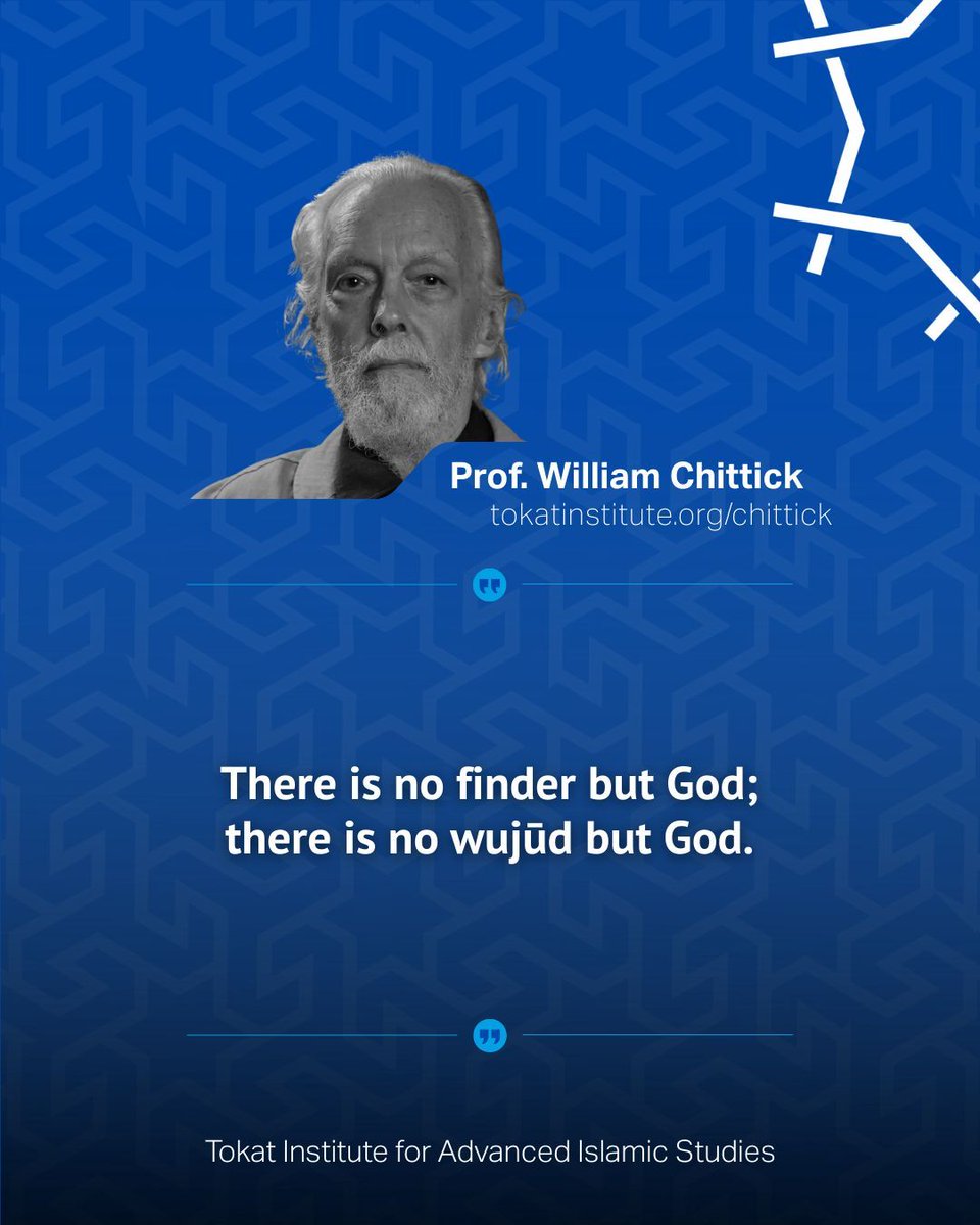 TokatInstitute's tweet photo. “There is no finder but God; there is no wujūd but God.”
🎙️ Prof. William C. Chittick
🎞️ Islamic Cosmology ─ Science of the Cosmos, Science of the Soul | SPRING 2026
🏛️ Tokat Institute for Advanced Islamic Studies (TIAIS)
🎥 https://t.co/igMiQprpDp
#TokatInstitute #TIAIS #WilliamCChittick #IslamicCosmology #IslamicPhilosophy #Sufism #Metaphysics #SpiritualIntelligence