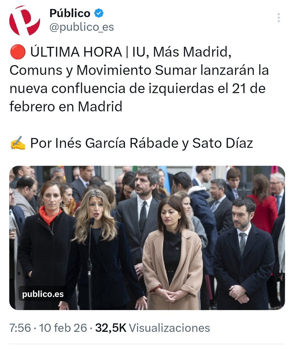 ¿Votarás a una coalición de IU, MM, Comuns y Movimiento Sumar en las Elecciones Generales de 2027?

Rt - No
Mg - Sí