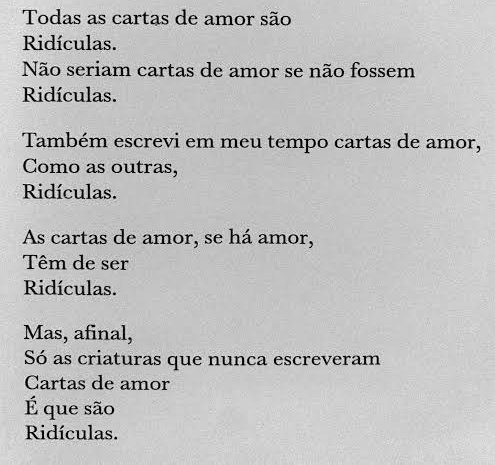 <a href="/PapaiGaucho36/">PapaiGaucho</a> @desamaram meu anjo isso é um poema de fernando pessoa de 1937 vc q é raso q nem azulejo