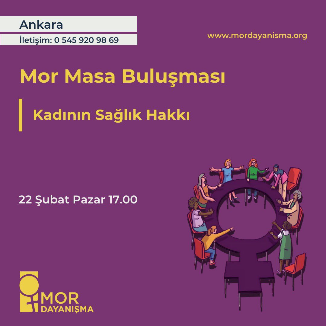 Ankara Mor Dayanışma tweet media