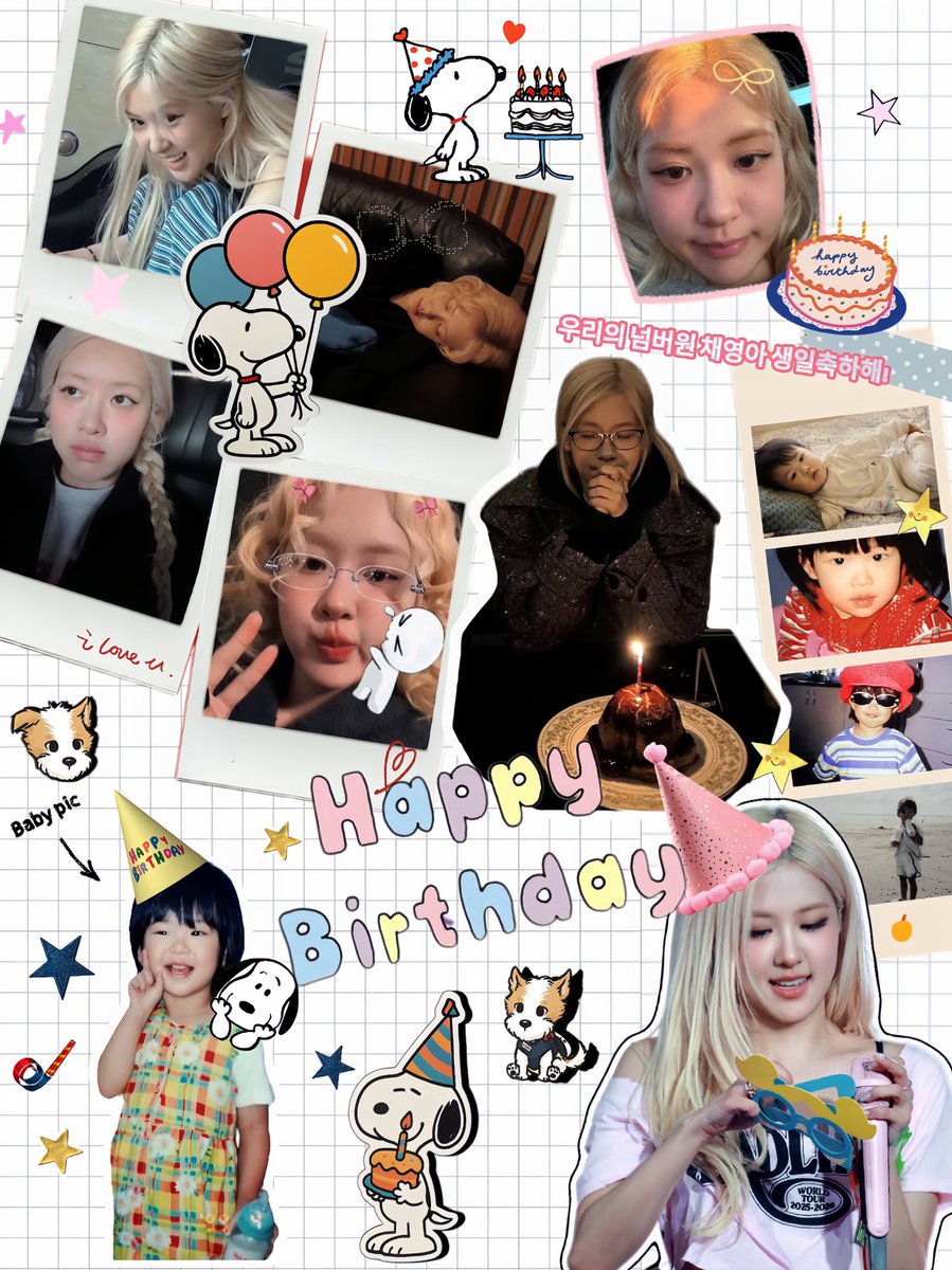Happy birthday my love 

BIG BAD ROSÉ DAY
#Chapter29WithROSÉ
#넘버원걸_로제야_생일_축하해