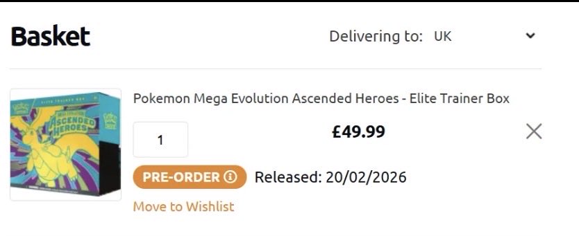 Pokemon Stock Alerts UK tweet media