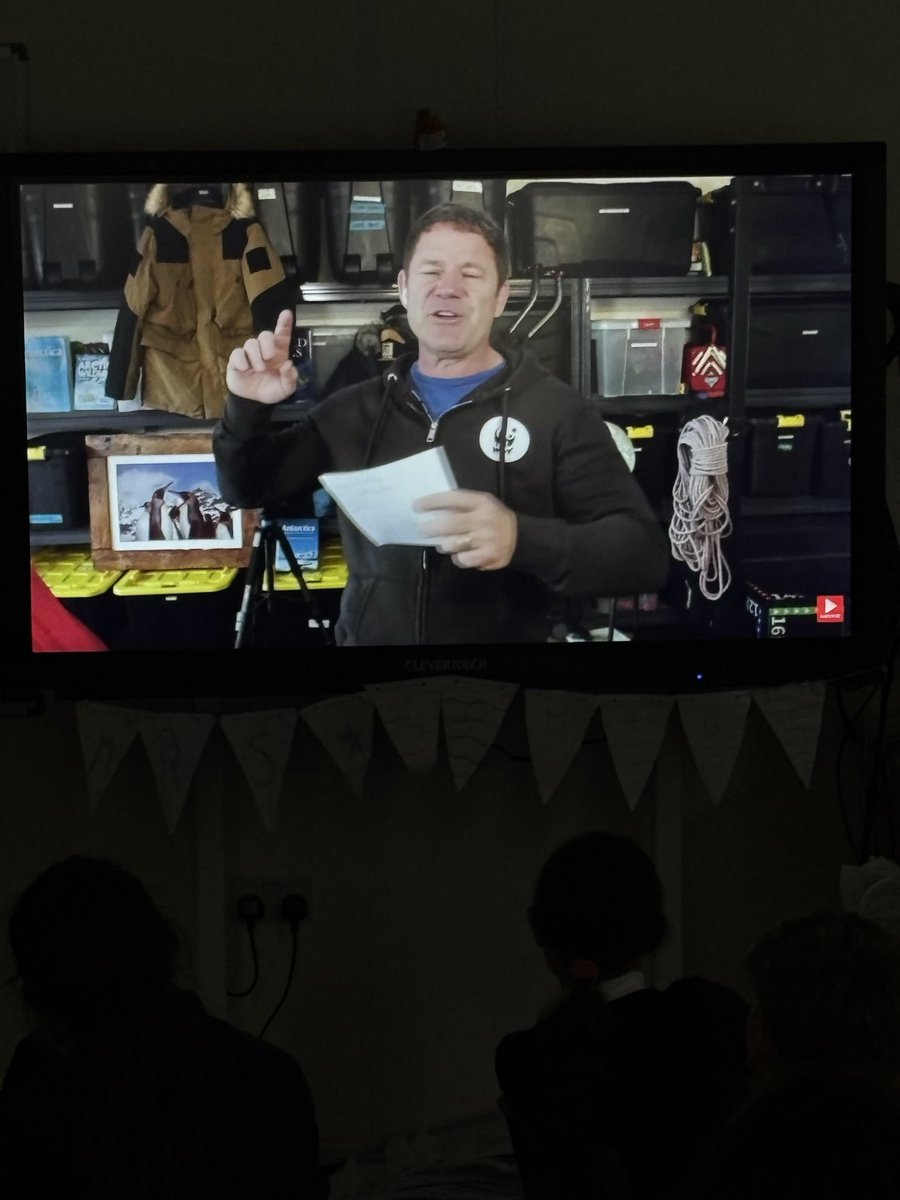 Whitchurch1's tweet image. For our science lesson today Year 6 have joined @SteveBackshall for his live lesson on Polar regions.  #wpsscience