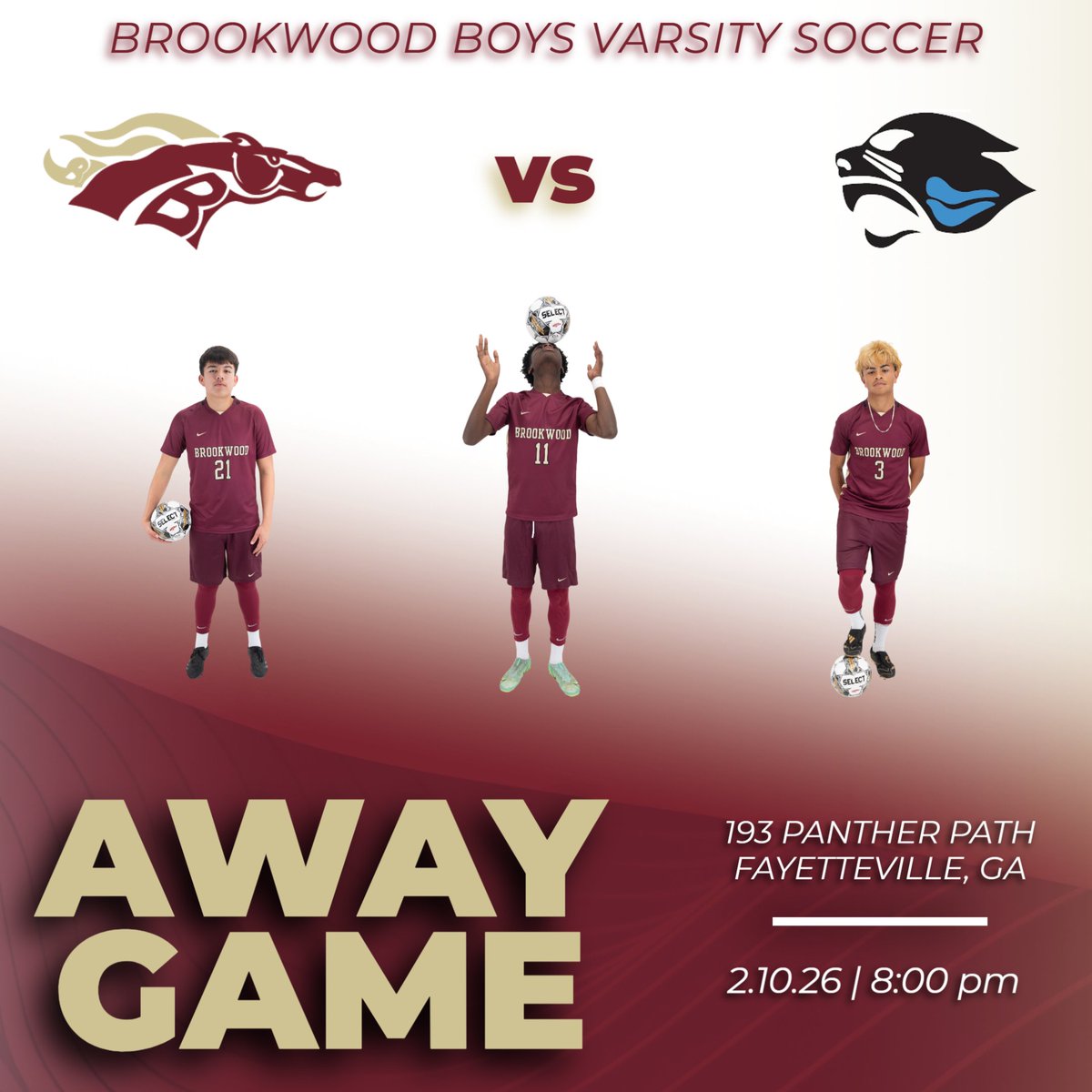 BHS_futbol's tweet photo. Today we travel down south. 
Take a trip with us!
8 pm Kick Off https://t.co/CwsVkobrX7