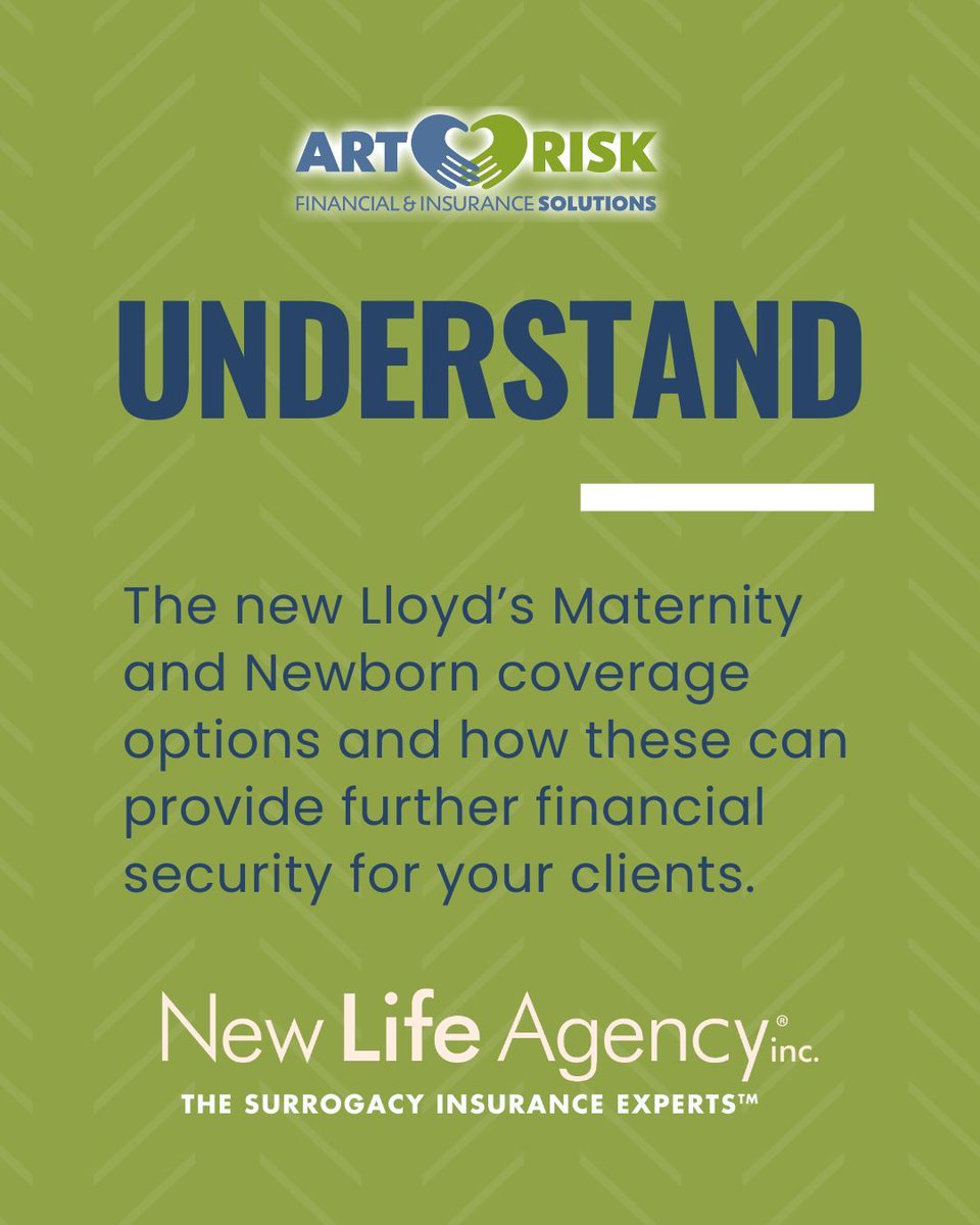 Join us for an upcoming webinar focused on new Lloyd’s maternity and newborn policy updates. We’ll break down what’s changed, when these policies may be appropriate, and how this information can support clearer guidance for the clients you serve.   
Link: buff.ly/osVZA9R