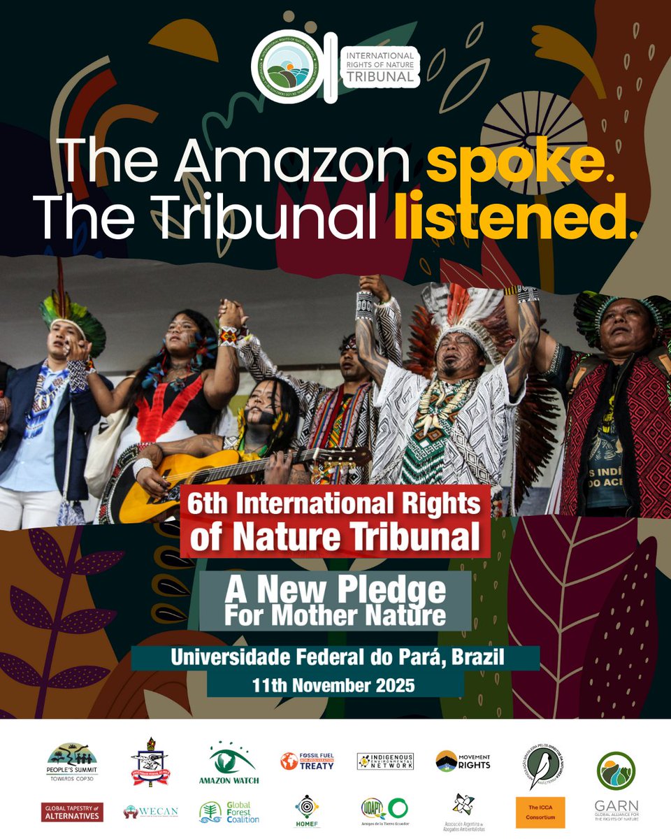 International Rights of Nature Tribunal tweet media