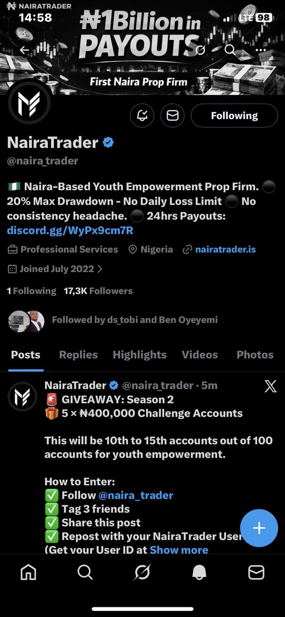 says__stephen's tweet photo. @naira_trader NT515556

@ONYEDIKACHIANI2 
@MuhammadAkano 
@ebuka_step97654 https://t.co/yab0sRNniX