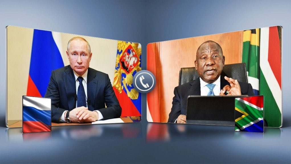 PRESIDENT RAMAPHOSA DISCUSSES PEACE AND SOUTH AFRICA-RUSSIA COOPERATION WITH PRESIDENT PUTIN

President <a href="/CyrilRamaphosa/">Cyril Ramaphosa 🇿🇦</a> has expressed South Africa’s ongoing support to diplomatic and peaceful efforts aimed at ending the Russia-Ukraine conflict. This is in line with South Africa’s