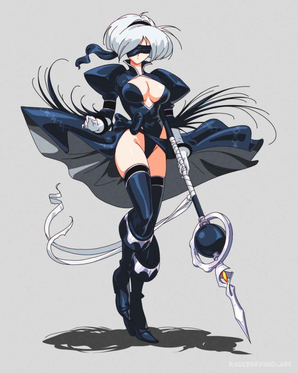 Sketch Vs. Final
#NieRAutomata #GoRetroAnime #2B