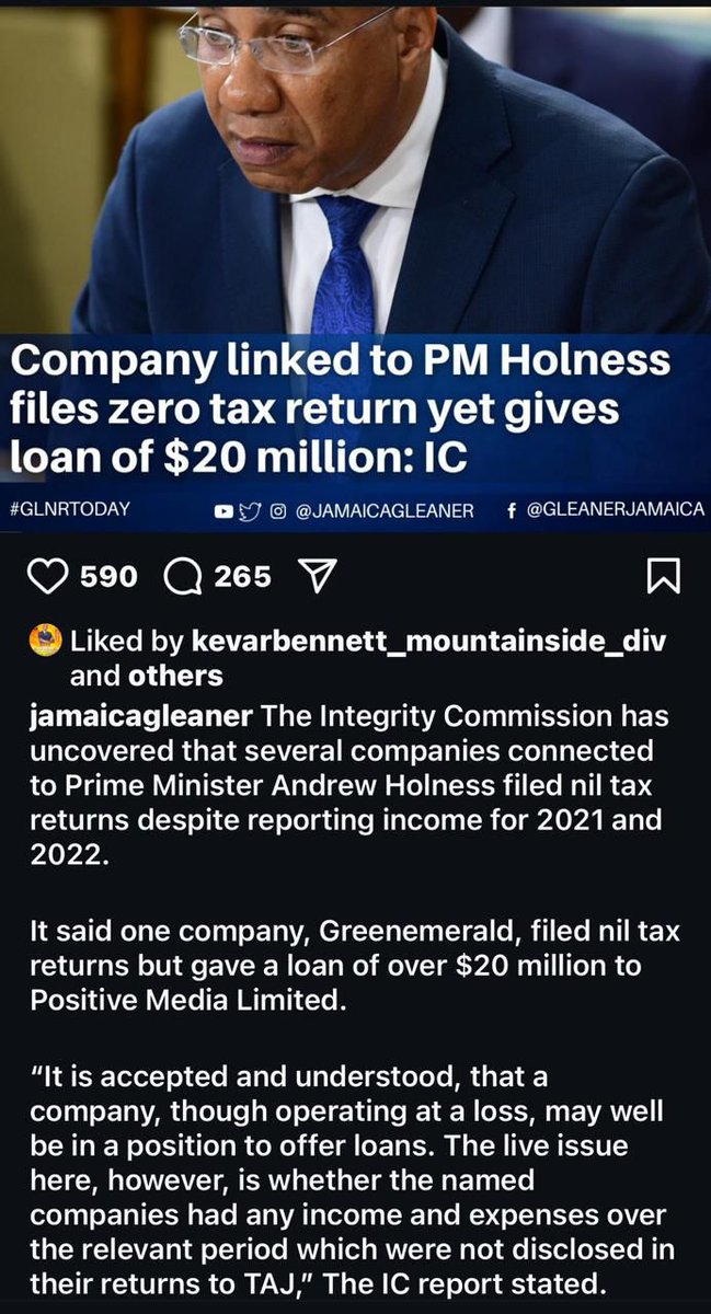 Andrew Holness nuh tired fi shame Jamaica about corruption