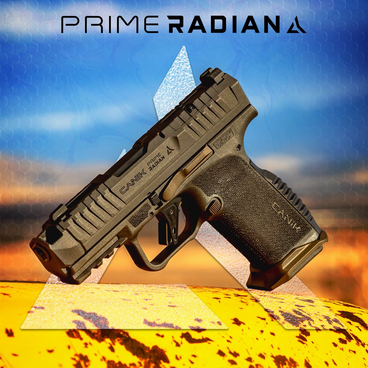 canikarms's tweet photo. Meet the new PRIME RADIAN.
Engineered to dominate recoil and redefine control.

Featuring the Radian®️ RAMJET™️ barrel and AFTERBURNER™️ compensator, PRIME RADIAN delivers flatter shooting, faster follow-up shots, and uncompromising performance.
The precision-machined RAMJET™️ barrel works seamlessly with the AFTERBURNER™️ compensator to redirect gases efficiently—reducing muzzle rise and enhancing stability shot after shot.

This isn’t just an upgrade.
It’s a new standard in performance.

PRIME RADIAN
Control. Speed. Precision—elevated.

#CANiK #PRIMERADIAN #RadianWeapons #RAMJET #AFTERBURNER #PerformanceRedefined #BuiltToDominate