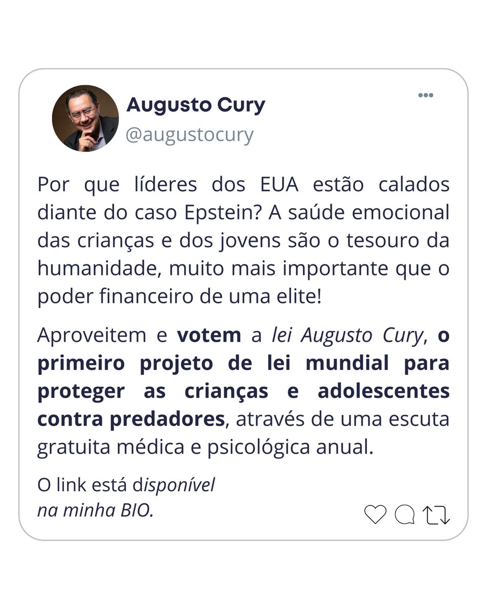 Augusto Cury tweet media