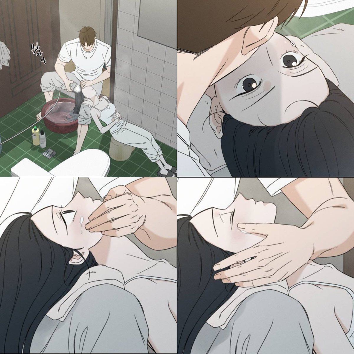 the gentleness with which he takes care of her 😭😭