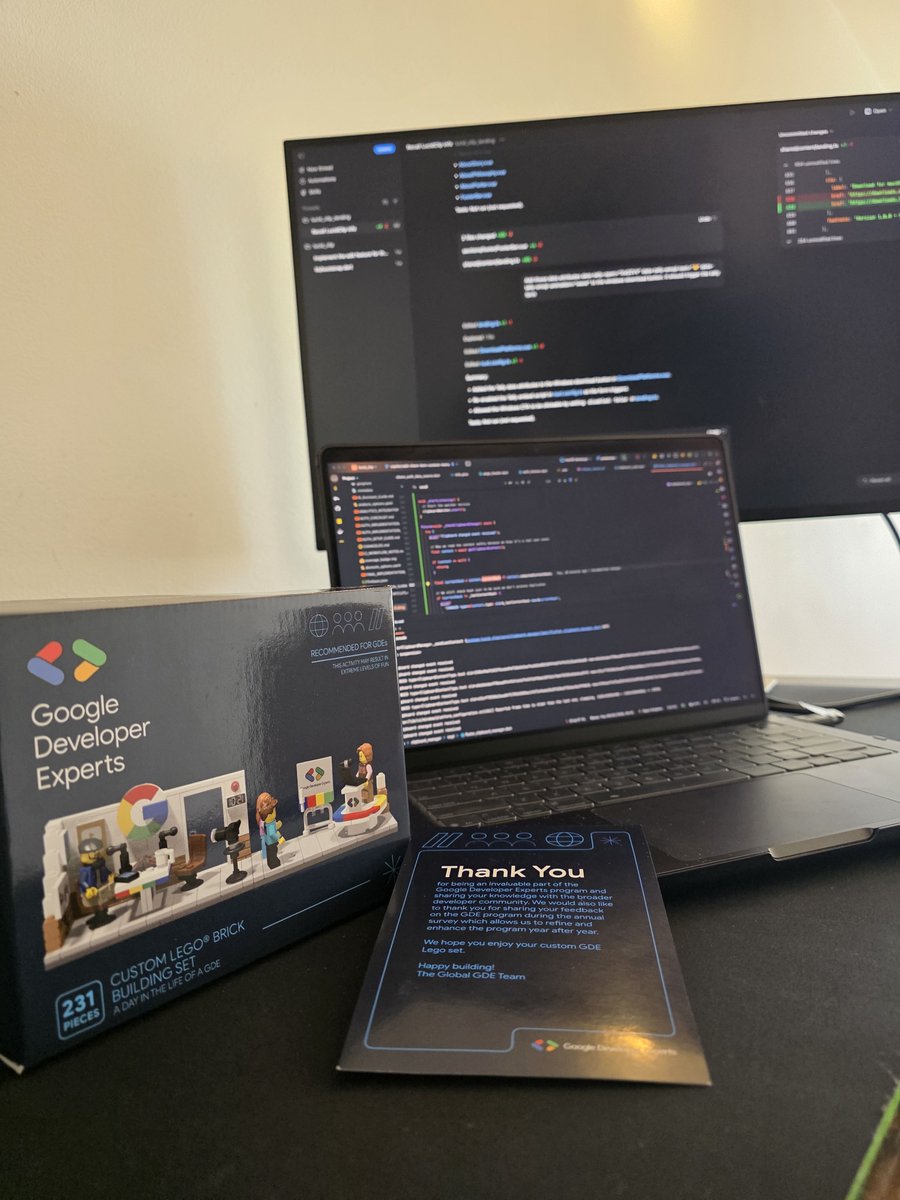 Today I received something special from Google.

A custom LEGO® brick building set, created as a token of appreciation for being part of the Google Developer Experts program.

At first glance, it’s a small box.

But symbolically, it represents much more:

• Years of building