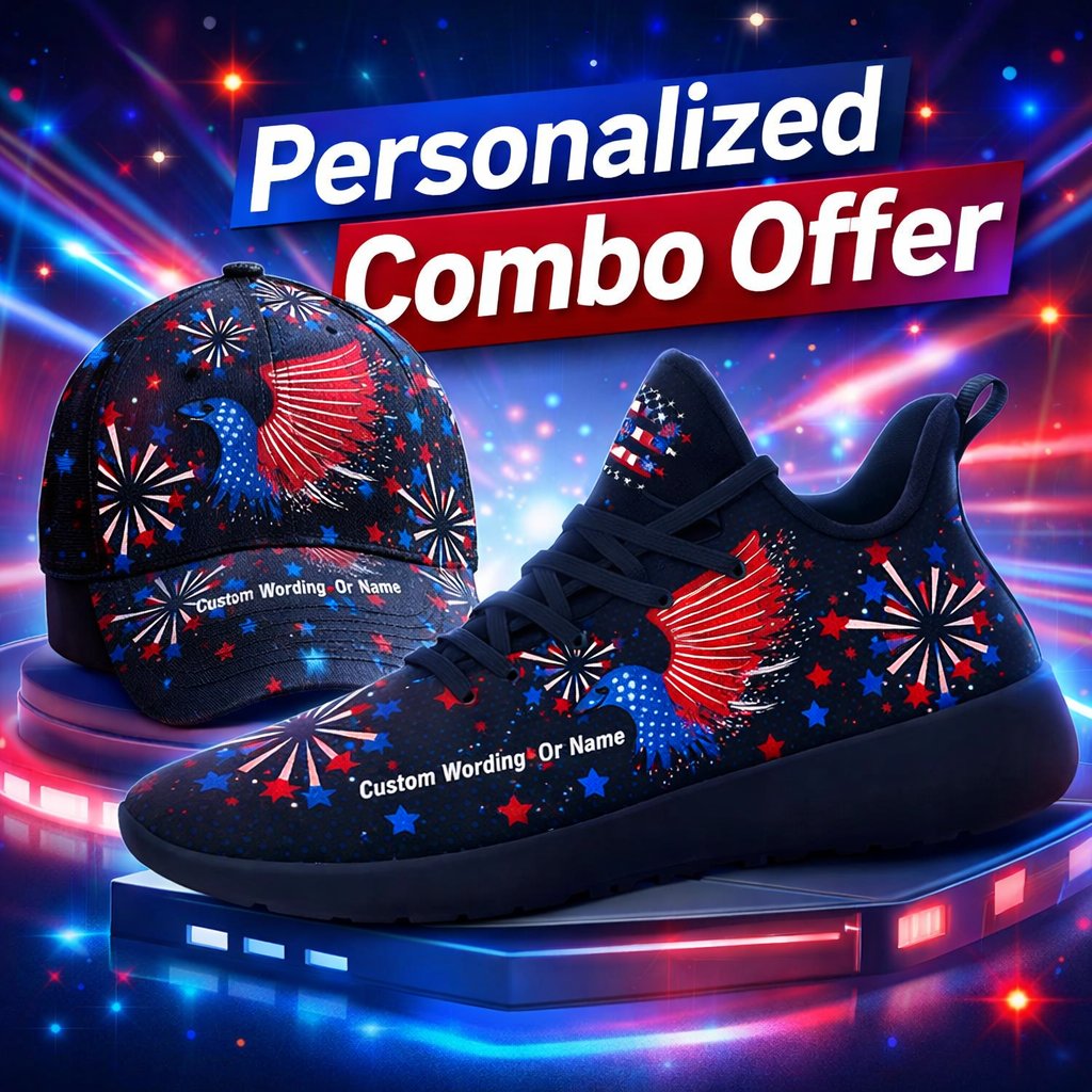patrioticu27450's tweet image. A meaningful gift for veterans — custom shoes and hat with your name or wording 🇺🇸
.
.
#Coolcustomize #PersonalizedGift #CustomShoes #CustomHat #CustomCombo #NameAndWording #PersonalizedStyle