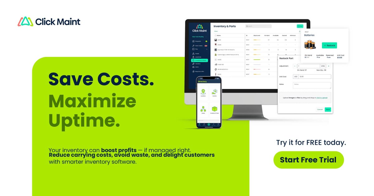 Click Maint CMMS tweet media