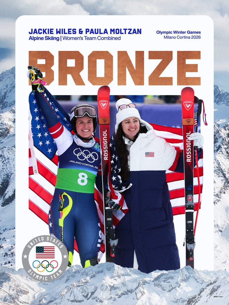 PODIUM PERFORMANCE. 🥉

Jackie Wiles and Paula Moltzan take bronze in the inaugural women’s team combined!

#WinterOlympics