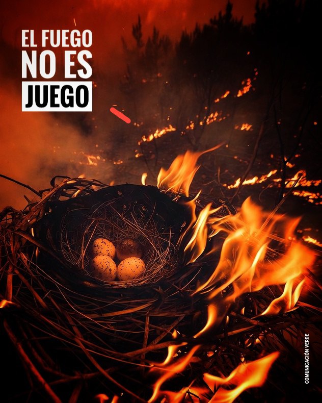AnaGPinto1's tweet photo. Muchas vidas corren peligro cuando el fuego se descontrola...

Recuerda siempre #ElFuegoNoEsJuego https://t.co/7yDaqfUumF