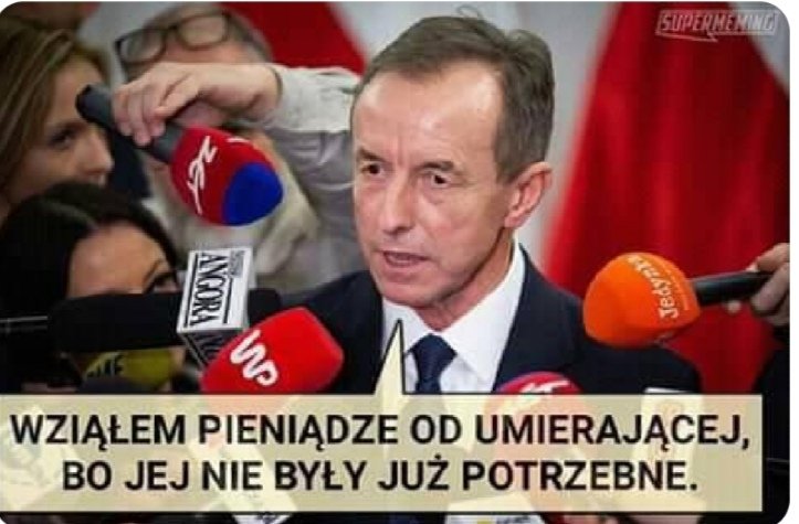 Złodziej, łapówkarz, bandzior, skorumpowane bydlę chronione przez polityczno-sądowy układ.
