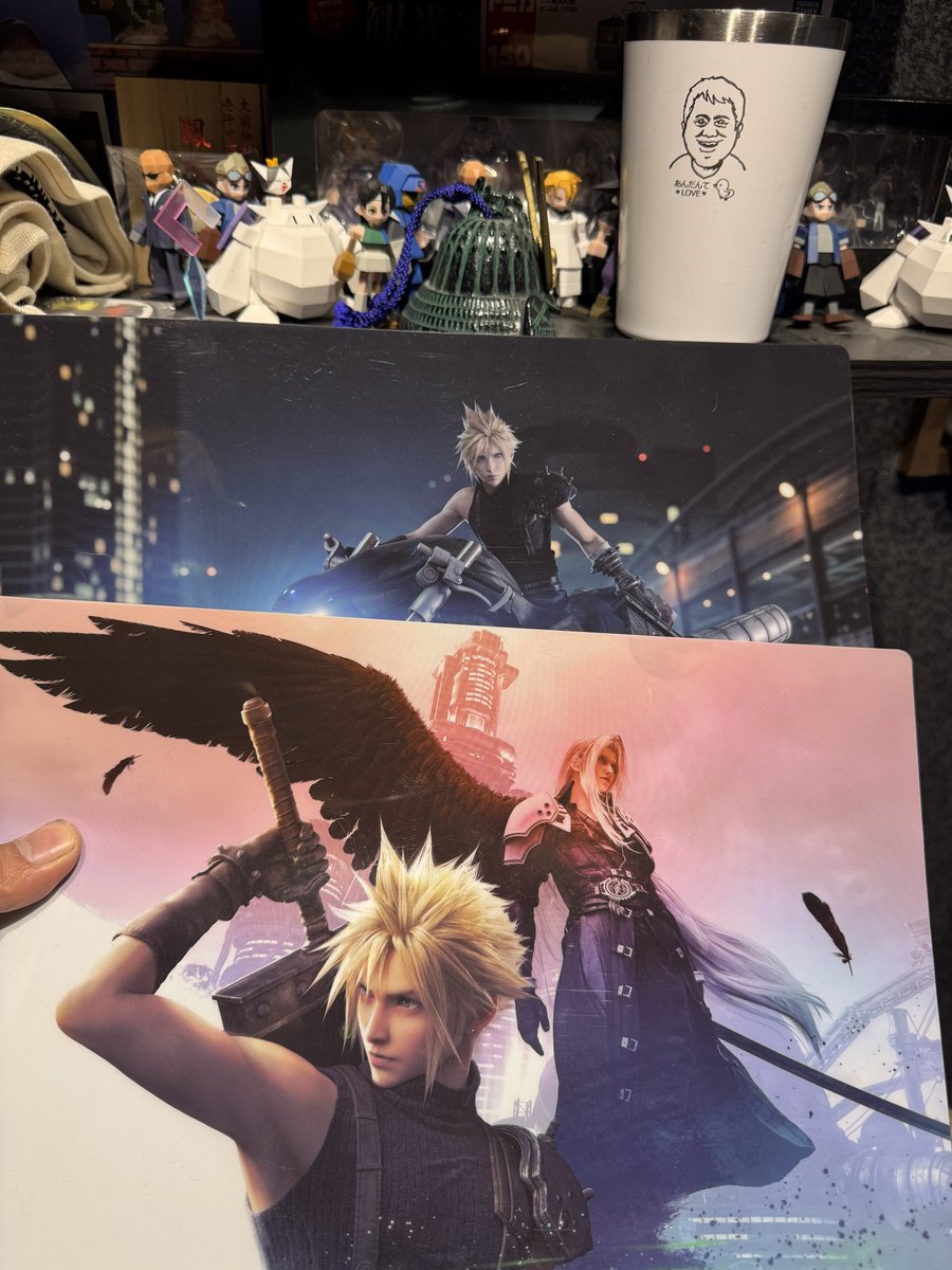今日の戦利品😁 FF7のクリアファイル🎵