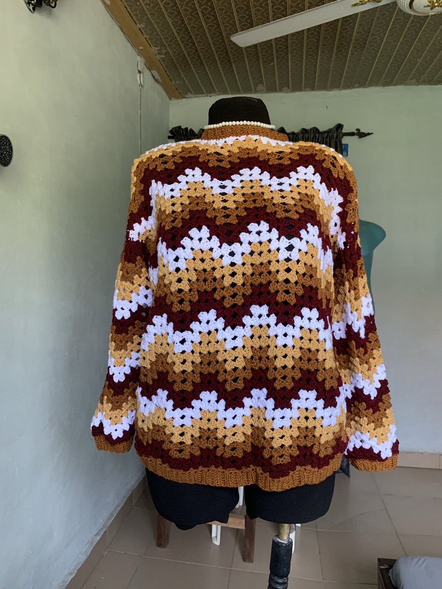 CelebCrocheter's tweet photo. Same crochet stitch, same colors, different styles, both crochet gown and crochet sweater were handmade by me🧶💚 https://t.co/LjTsPgDSuA