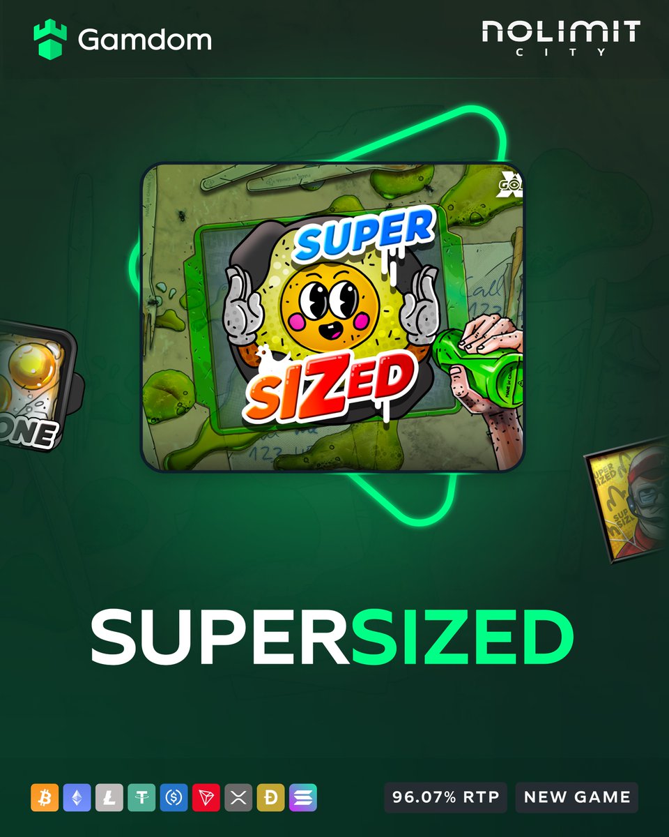 🍟Supersized by Nolimit City!🍟

Go big and chase wins up to 12,345x your bet 💥

💚 + 🔄 + 🆔 - *KYC Lvl 2 verified Gamdom users only