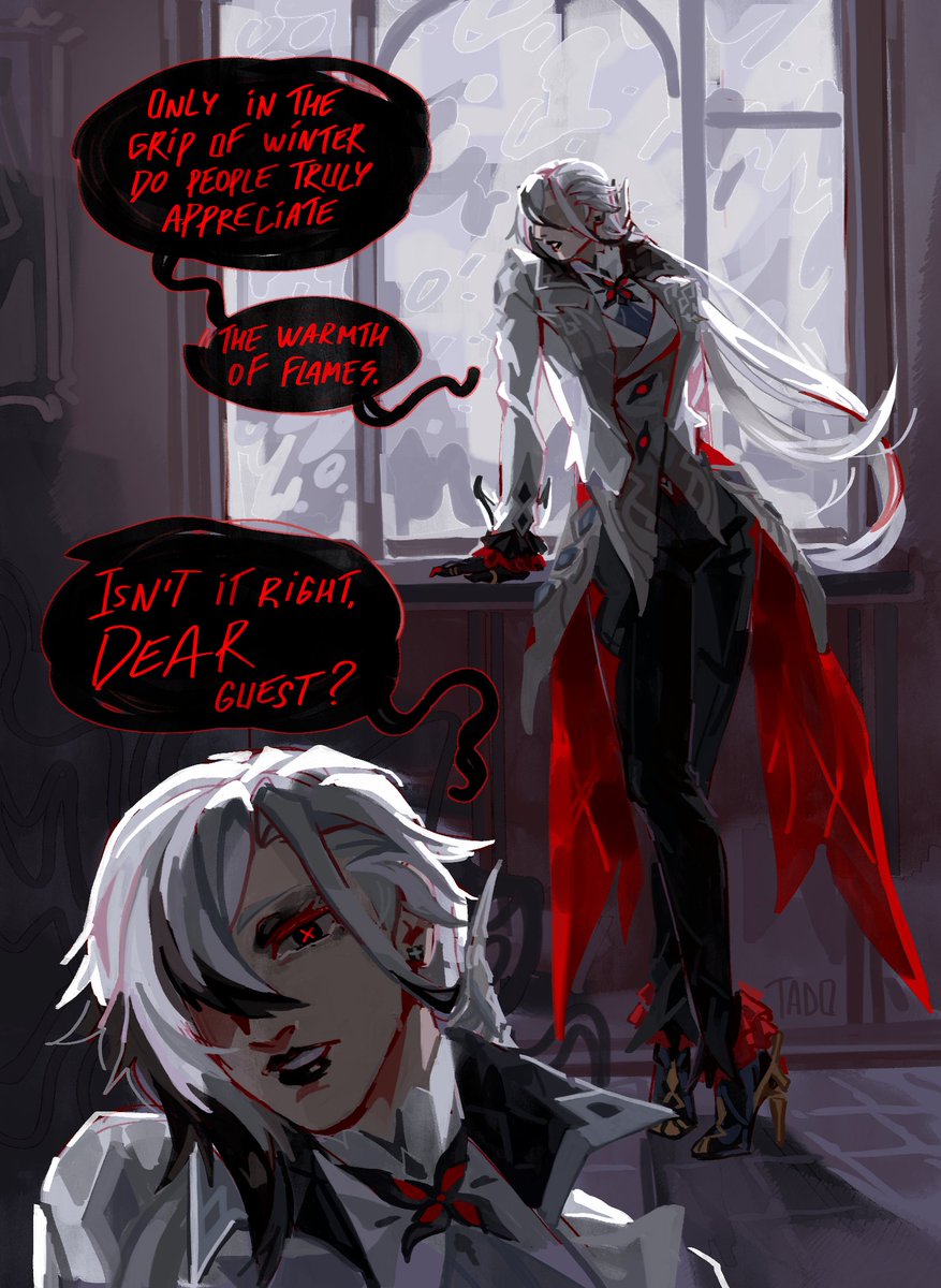 LoveSleep19's tweet image. #GenshinImpact #Arlecchino