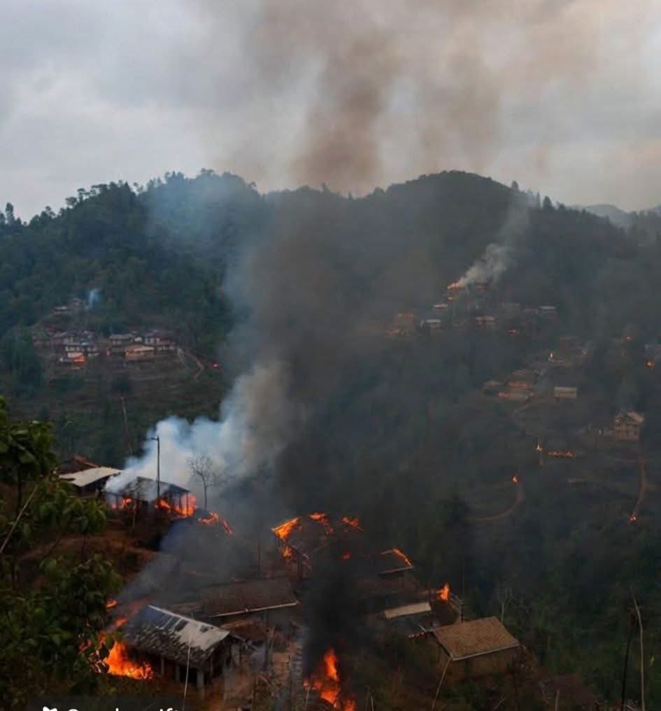Manipur is burning 🔥 again. Pray for Manipur 🙏