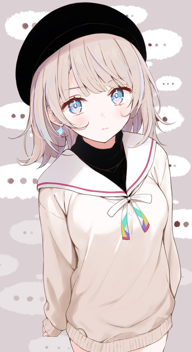 「寡黙っ子さん」|相音うしおのイラスト