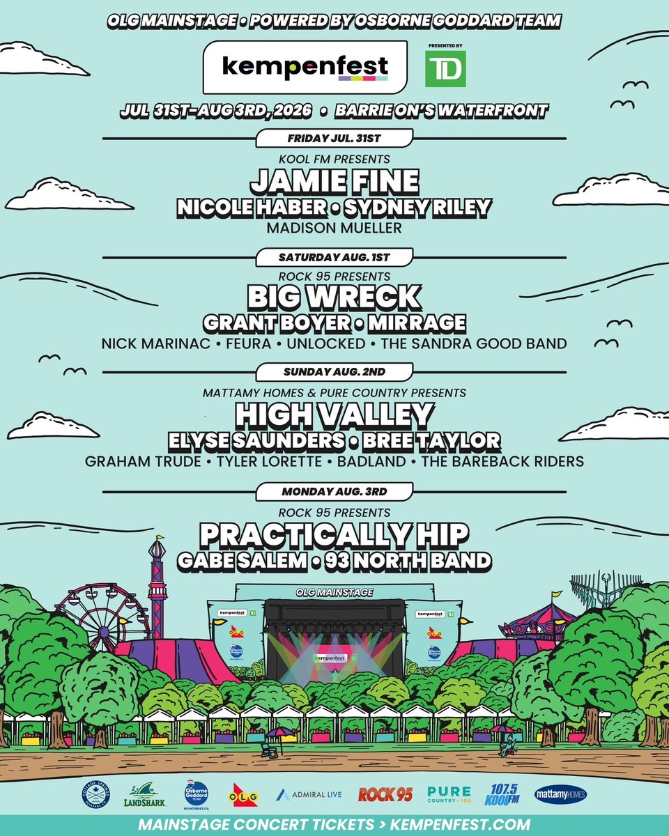 Kempenfest Barrie tweet media