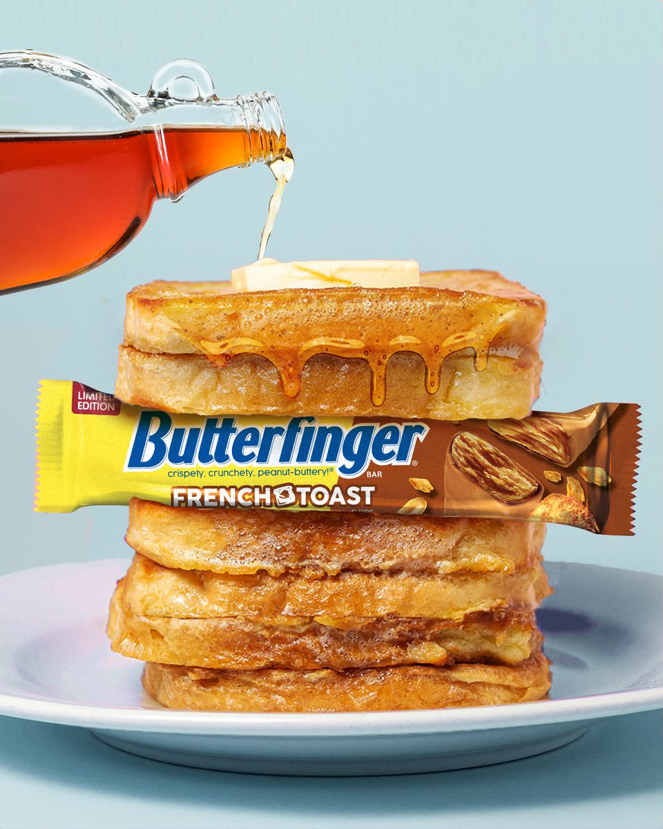 Your breakfast just met its match with the NEW Butterfinger French Toast bar. This peanut-buttery and cinnamony goodness will begin rolling out nationwide in select stores with limited quantities starting today so be on the lookout! Tag a friend you want to try this with 👯‍♀️