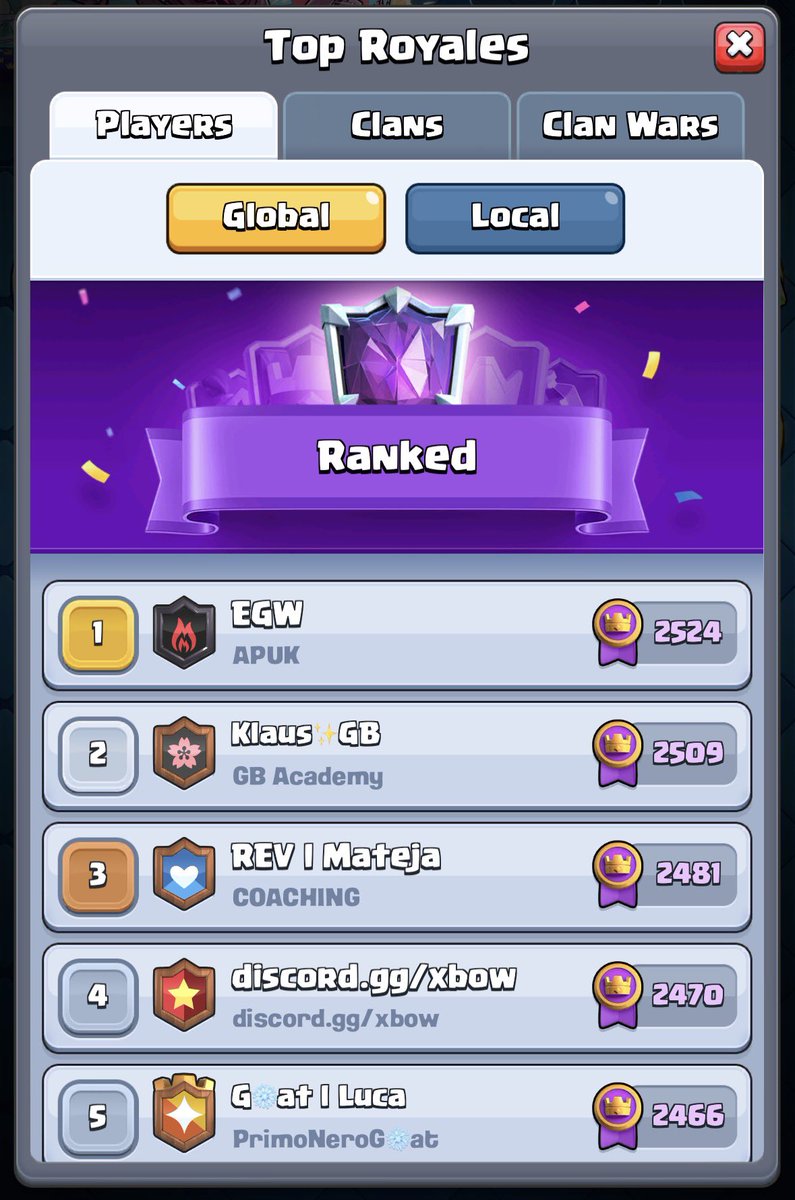 <a href="/EgwCr/">proud fatass</a> — EGW provides coaching at APUK. 

Join our community today ~ <a href="/APUKCR/">APUK | Top Ladder Club</a> 

Book your coaching with EGW and various other coaches we have at service - discord.gg/APUK 

Welcome.