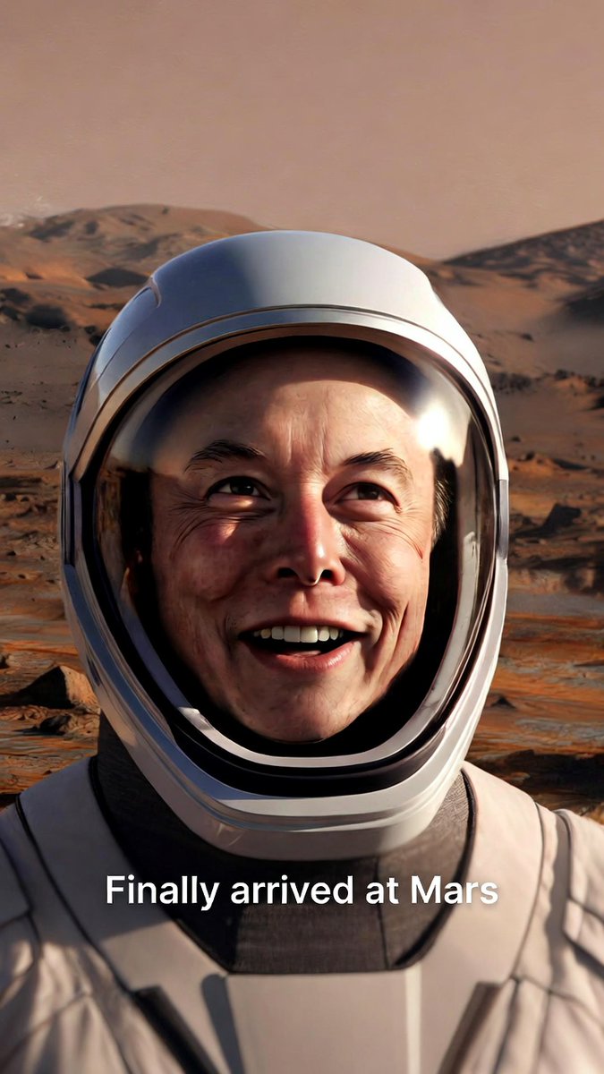 gameneko12's tweet image. 🚀 Breaking News: Musk has finally arrived on Mars!
A historic leap for humanity as the Red Planet welcomes its first Earthling pioneer. The future of space exploration just got a whole lot closer. 🌌🪐
Stay tuned for updates from the Martian frontier!
#MarsLanding #ElonOnMars