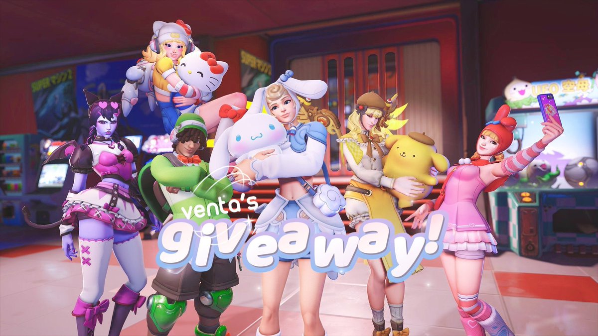 🍮 x2 Overwatch Sanrio Bundle giveaway 🍓

The first contest rocked, here’s 2 more to thank you !❤️

to enter: 
🍰 follow me! 
🍥 like + retweet
🍓tag a friend or reply w/ ur fave skin

announcing winners below this tweet on FEB 12 👀

#Overwatch2 #Giveaway 

▼ ▼ ▼