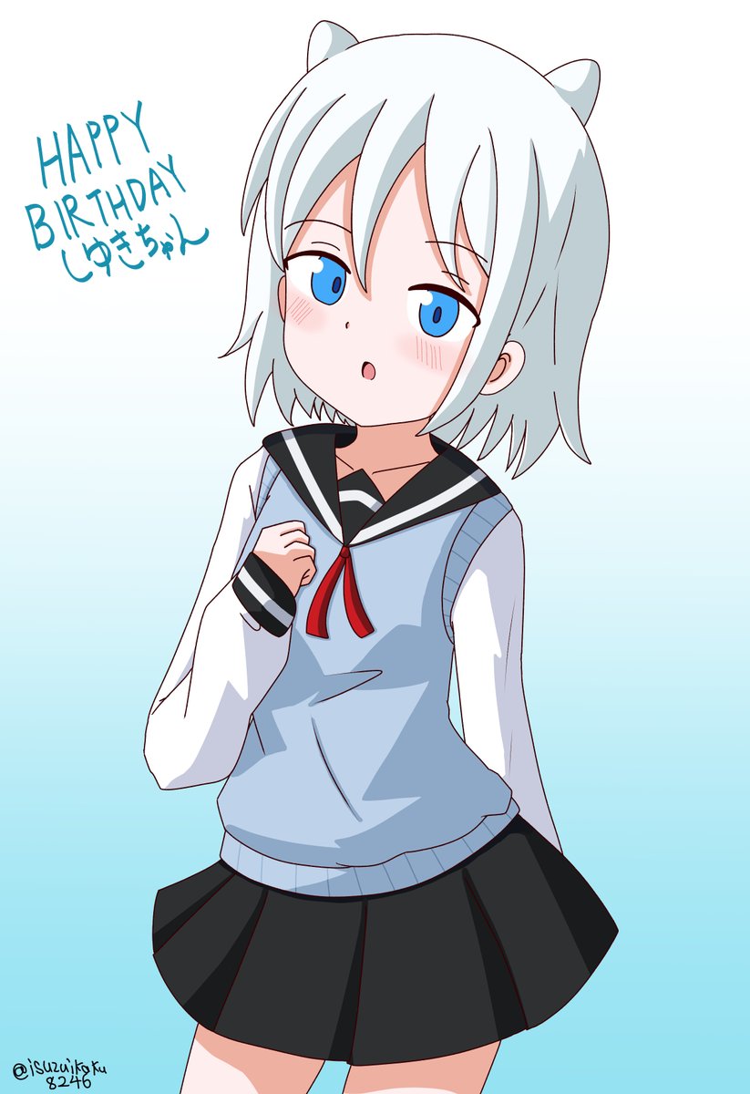 ＃ぬるめた
＃イラスト　
🎉🎂❄HappyBirthday詩雪ちゃん！！❄🎂🎉