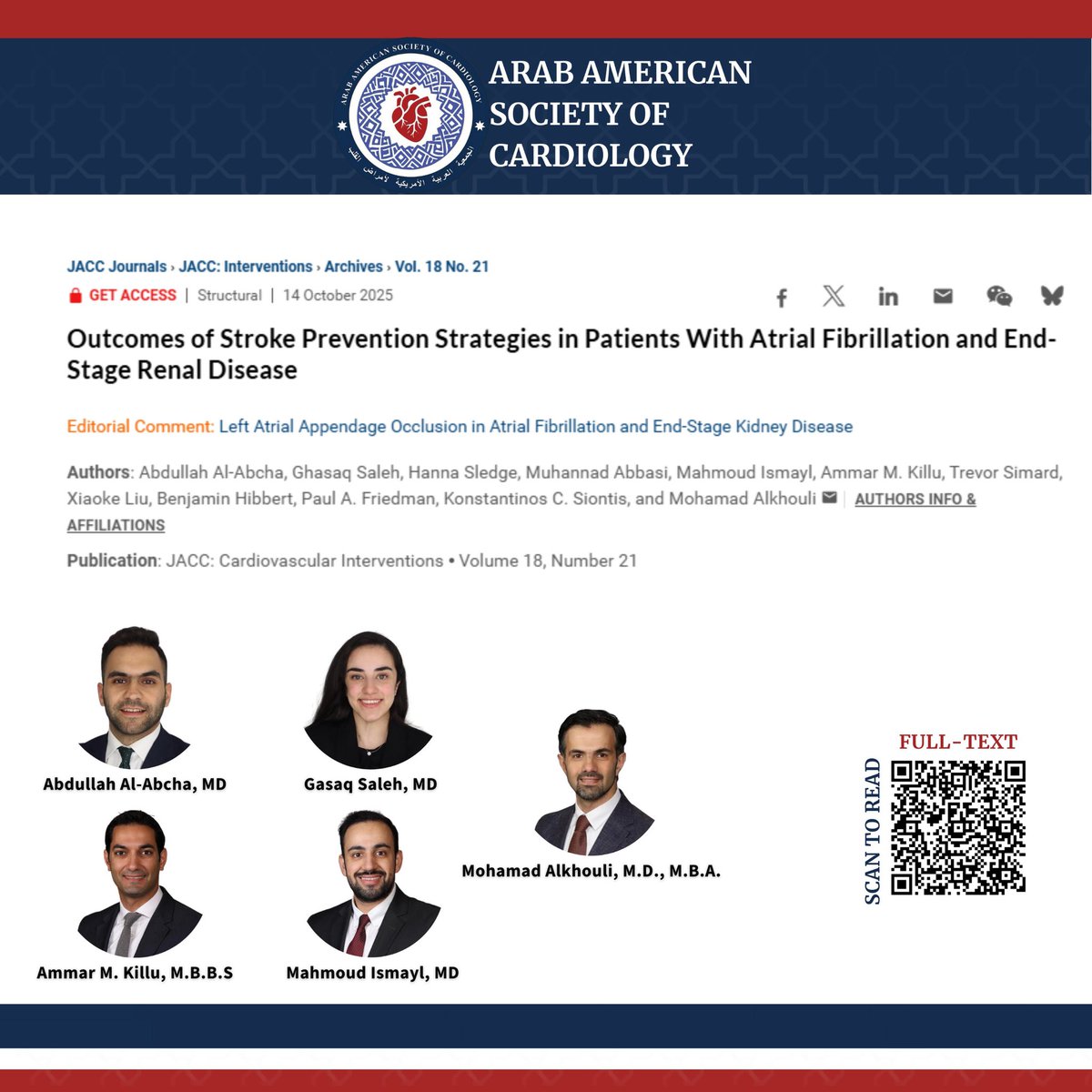 AASC - Arab American Society of Cardiology tweet media