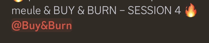 Et comme une bonne nouvelle n’arrive jamais seule … 

La nouvelle campagne du Buy&amp;Burn commence aujourd’hui ! 

#WASAT