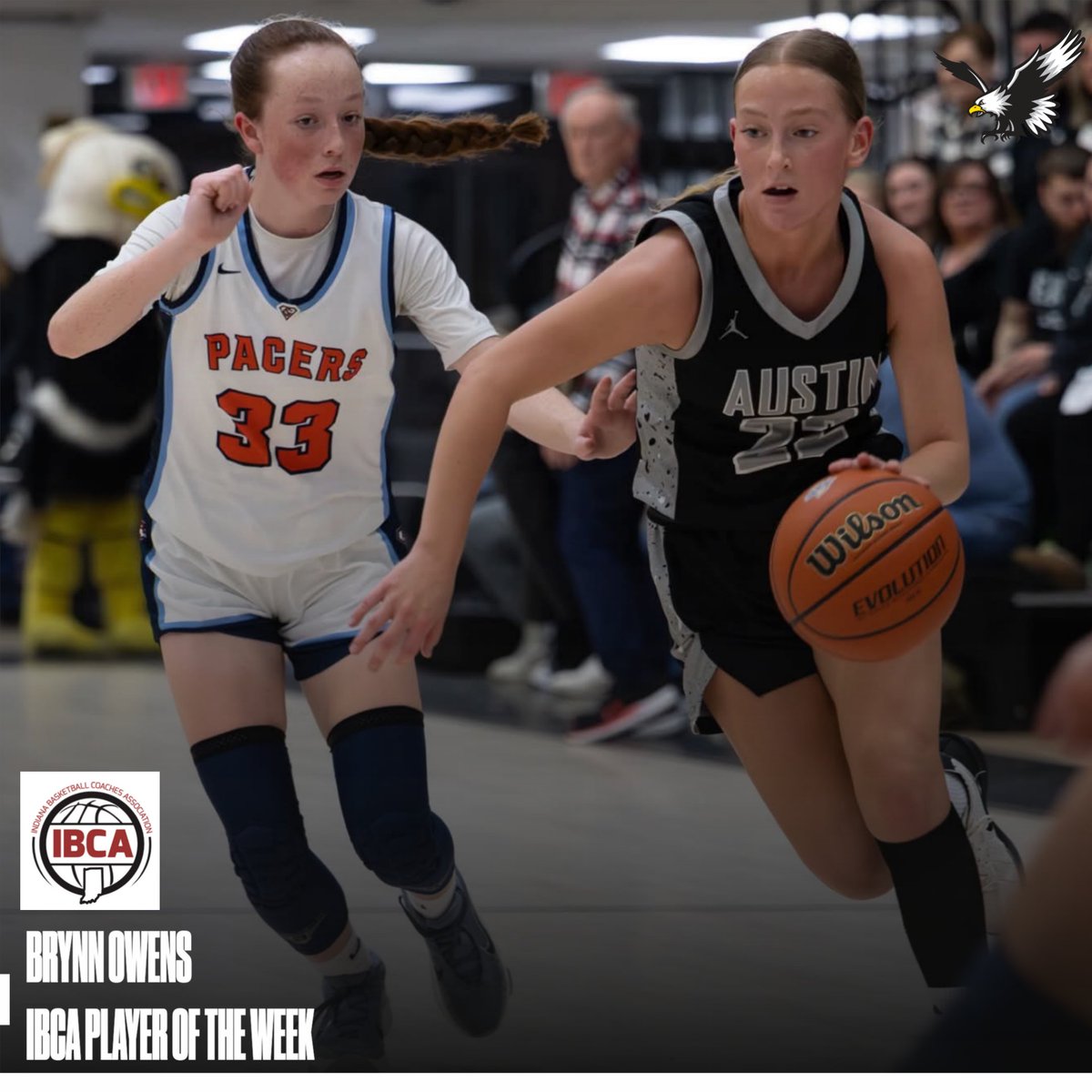 Congratulations to <a href="/BrynnOwens22/">Brynn Owens</a> on being named the IBCA/Ballogy Player of the Week! Way to go Brynn!! Press release at the website: in.nhsbca.org

<a href="/IBCA_Coaches/">IBCA Coaches</a>
<a href="/MSConference/">Mid-Southern Conference</a>
<a href="/newstribscores/">News&Tribune Sports</a>
<a href="/joshcookNT/">Josh Cook</a>
<a href="/KevinHarris_IU/">Kevin Harris</a>