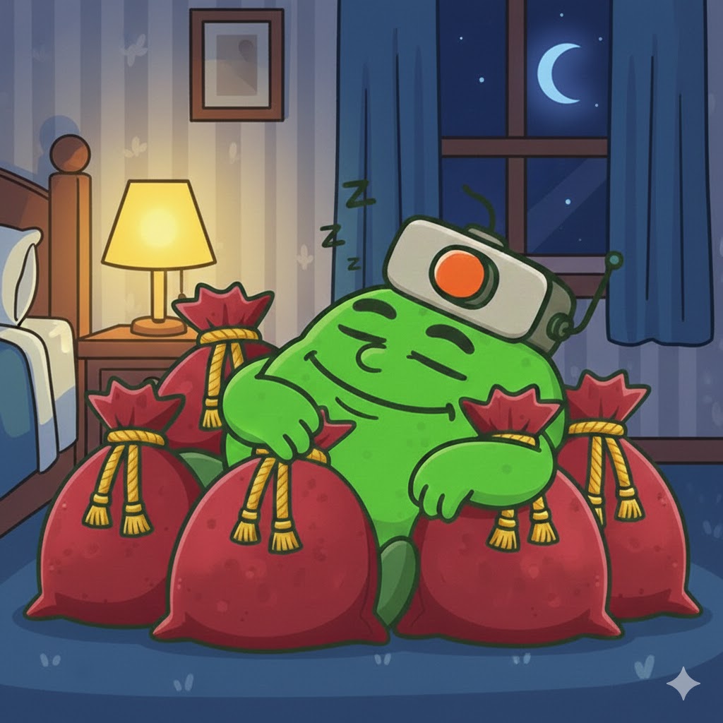 loaded a big bag and I’m sleeping like a baby

some will call me a $delusional optimist 

who cares

gang still winning