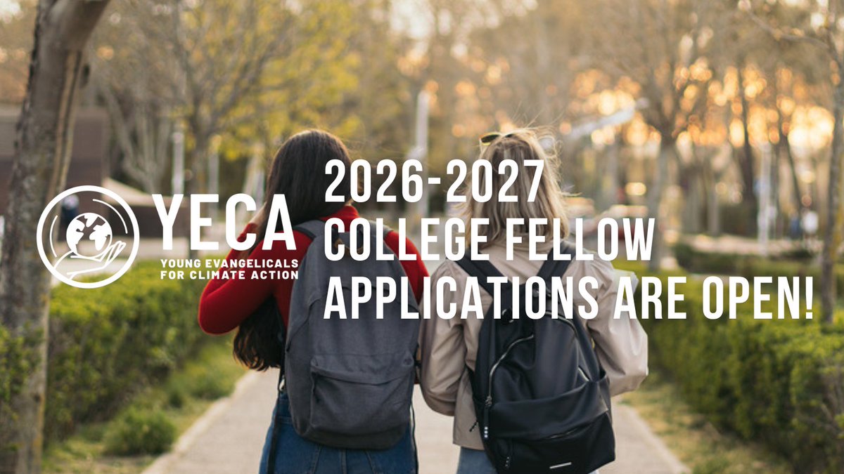 Young Evangelicals for Climate Action tweet media