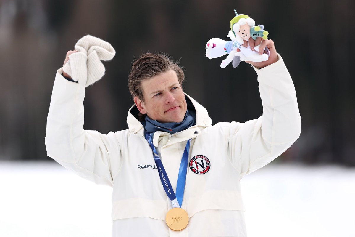 🥇🥇🥇 Birk Ruud, Johan-Olav Botn, Johannes Klæbo: what a golden treble in just a few hours for Norway! 🇳🇴

… who’s next?

#MilanoCortina2026 #Olympics