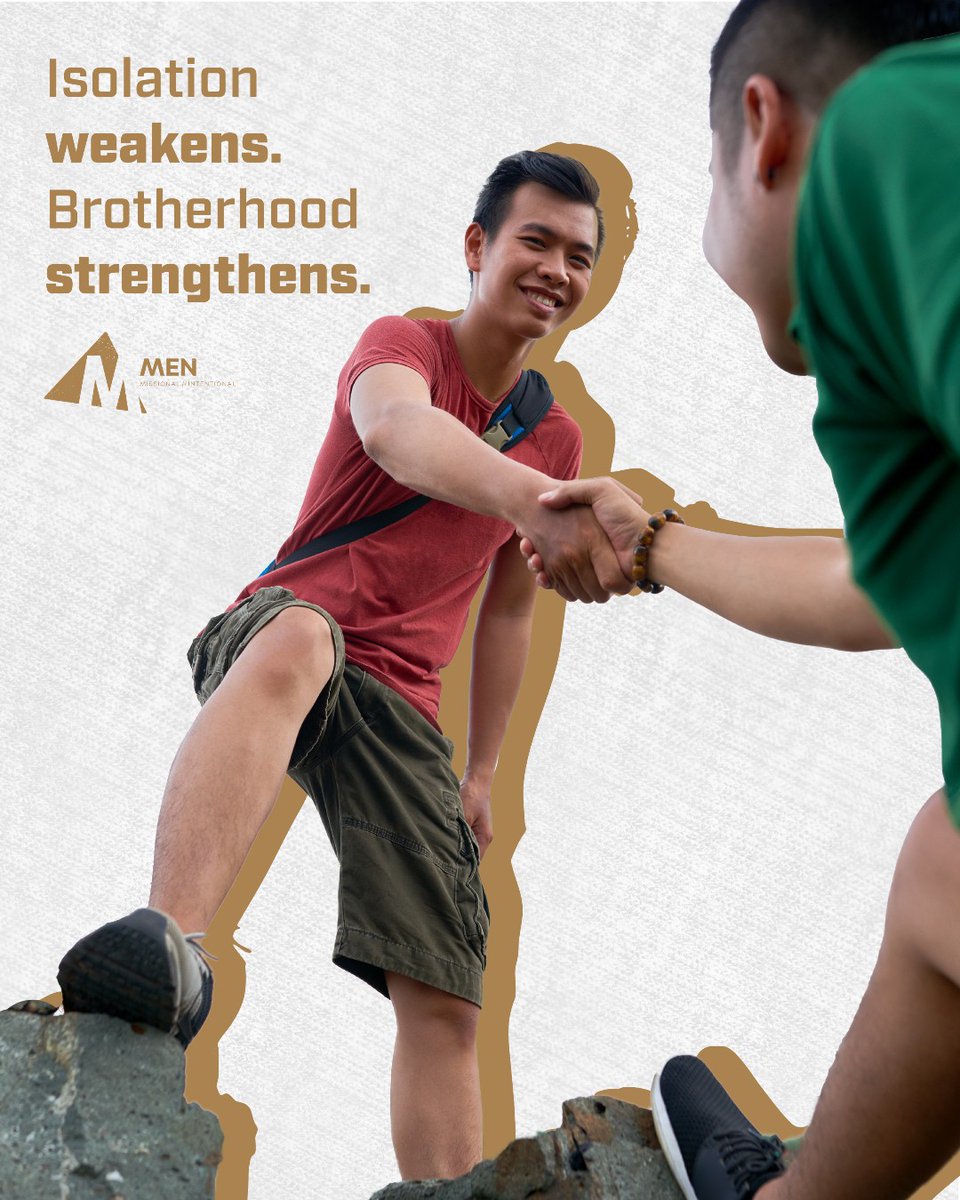 Men were never meant to walk alone. Faith grows stronger when it is shared, challenged, and encouraged through relationships.

Who is in your circle helping you stay faithful?