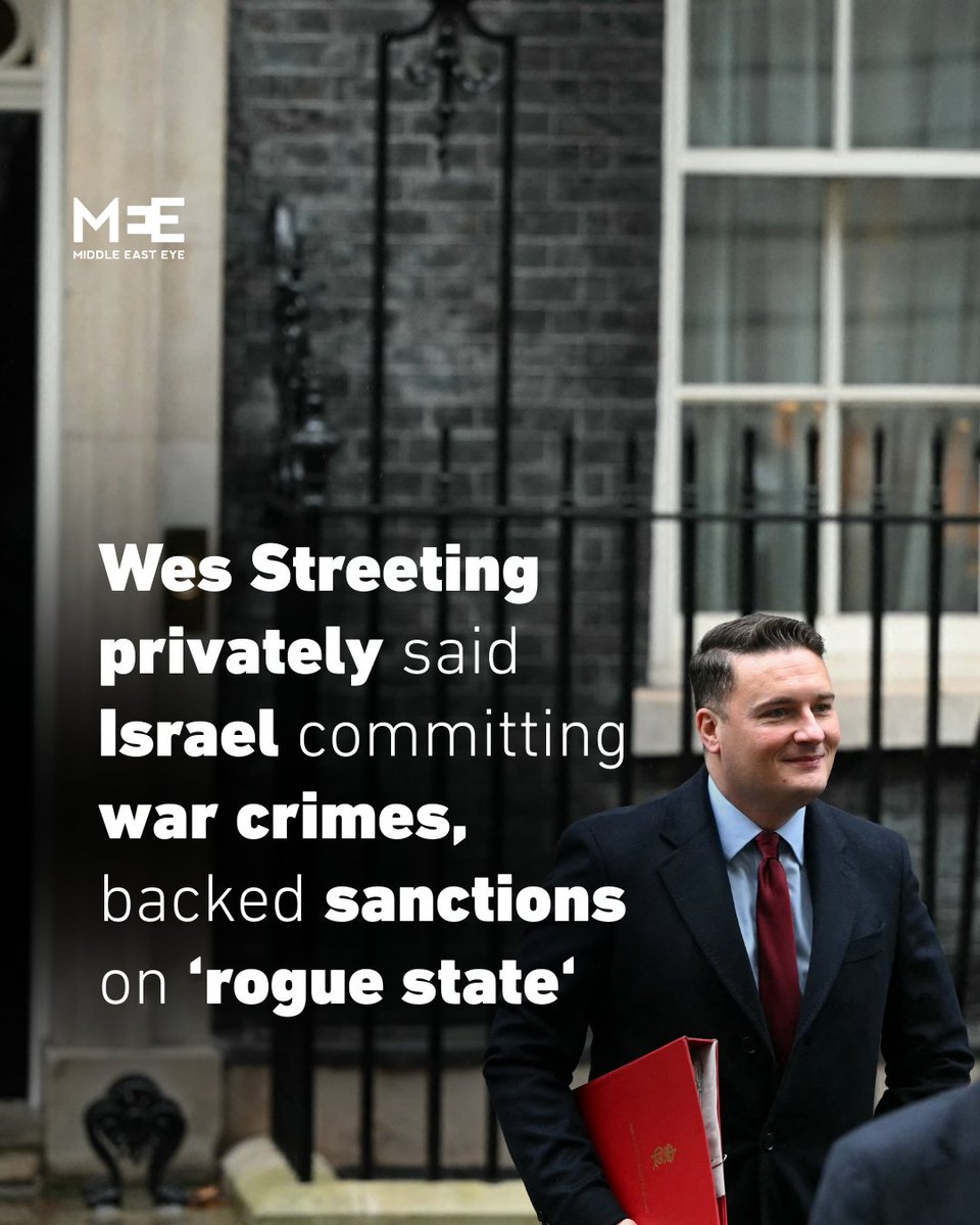 MiddleEastEye's tweet image. The British health secretary privately admitted last year that the Israeli government "talks the language of ethnic cleansing"
middleeasteye.pulse.ly/lzmusvccng