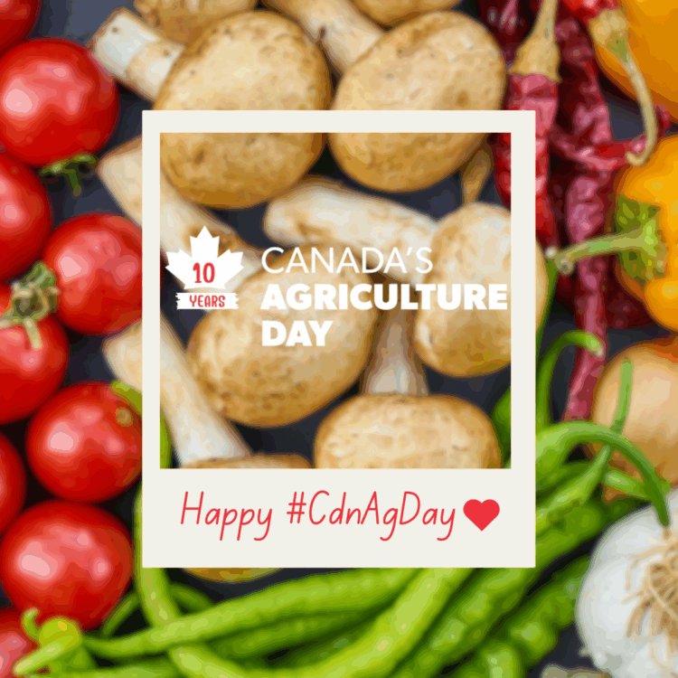 Happy #CdnAgDay! Today is the 10th anniversary of this national day as we celebrate the dedicated farmers and agri-professionals who drive innovation, grow our industry, and support prosperity and well-being in Canada.

Here’s to the people, the passion and the pride behind