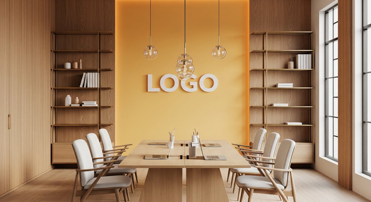 brandwallpro's tweet image. Your logo, seamlessly part of the scene. Not just added on, but integrated like real 3D signage that matches light, texture, and depth. Elevate every call with a background that feels genuine. Explore the new designs today. #videocallbranding #probackgrounds #virtualoffice #br...