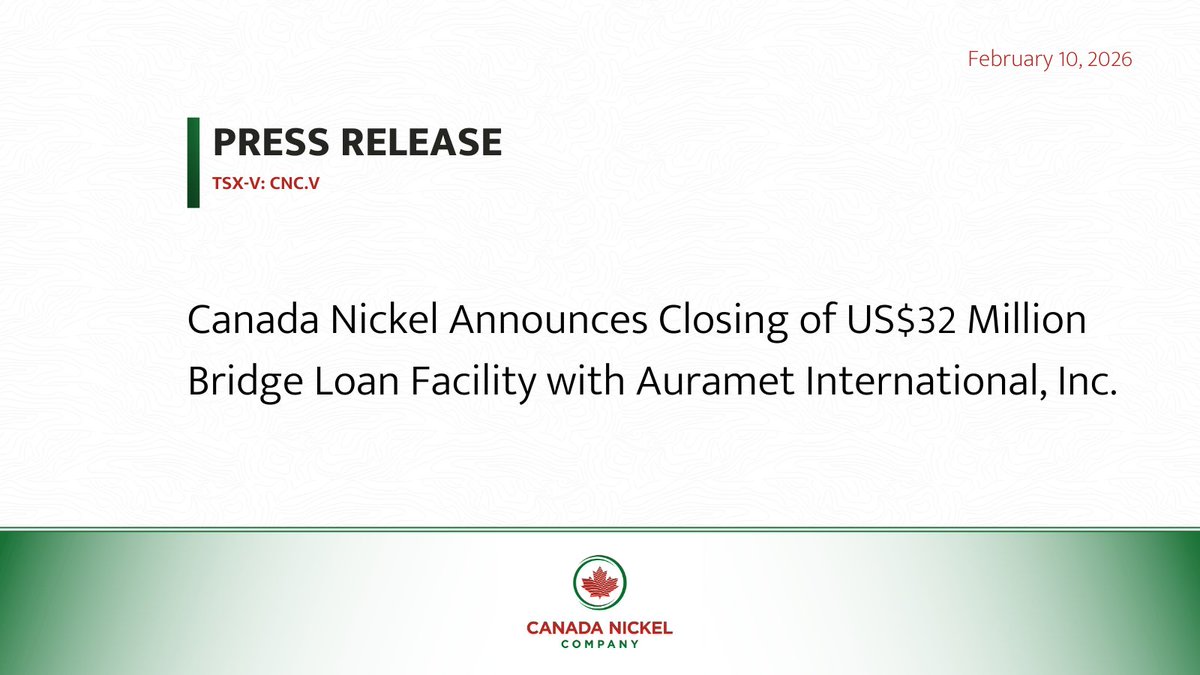 Canada Nickel Company tweet media