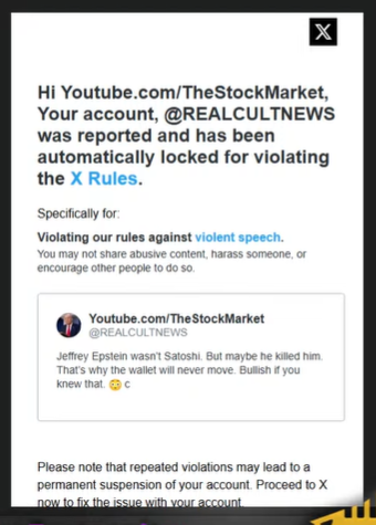 TimWhitman12's tweet photo. @elonmusk Haaabibi... What the hell? Why Josh Banned? https://t.co/bIsYM67gXH