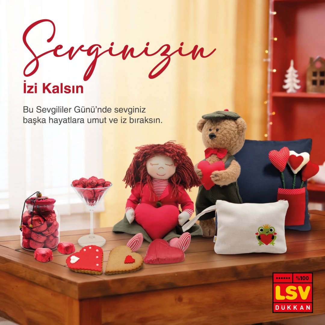 Sevgililer Günü alışverişinizi LSV Dükkan'dan yapın, sevginizin izini bırakın❣️

🔗 lsvdukkan.com/kategori/sevgi…